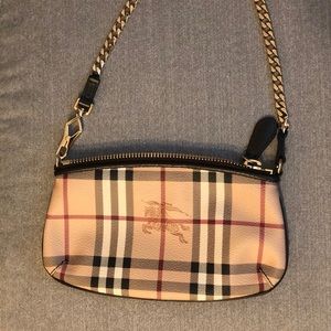 Burberry Clara Nova Check Clutch/Wristlet
